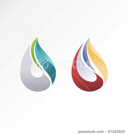 Simple and unique water or oil image graphic icon logo design abstract concept vector stock. Can be used as a symbol related to industry or nature Simple and unique water or oil image graphic icon logo design abstract concept vector stock. Can be used as a symbol related to industry or nature 97265603