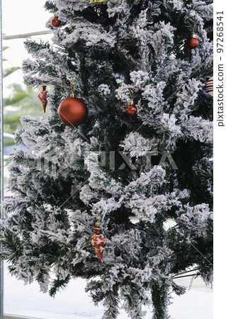 Christmas and New Year decorations on Christmas tree Christmas and New Year decorations on Christmas tree 97268541