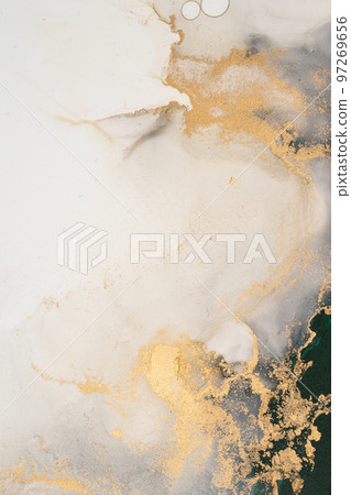 Marble ink abstract art from exquisite original painting for abstract background Marble ink abstract art from exquisite original painting for abstract background 97269656