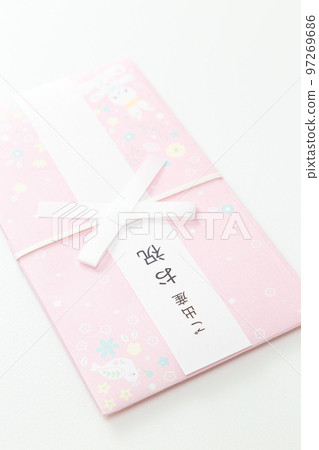 Baby gift gift envelope white background 97269686