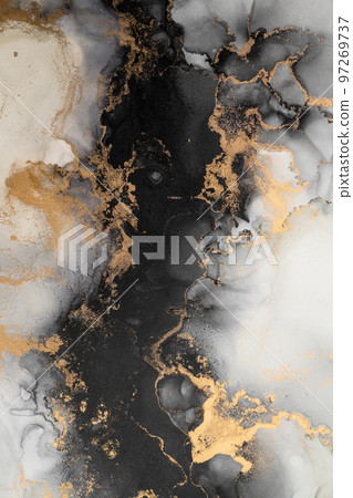 Marble ink abstract art from exquisite original painting for abstract background Marble ink abstract art from exquisite original painting for abstract background 97269737