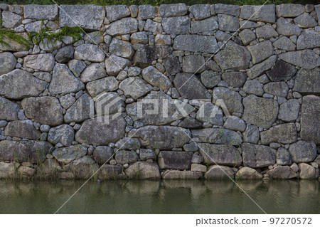 城堡廢墟,萩城遺址,護城河,水面,萩市,萩城,石牆,護城河,山口縣,日本,亞洲 城堡廢墟,萩城遺址,護城河,水面,萩市,萩城,石牆,護城河,山口縣,日本,亞洲 97270572