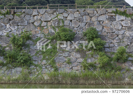 城堡廢墟,萩城遺址,護城河,水面,萩市,萩城,石牆,護城河,山口縣,日本,亞洲 城堡廢墟,萩城遺址,護城河,水面,萩市,萩城,石牆,護城河,山口縣,日本,亞洲 97270606