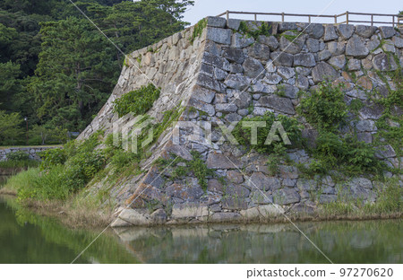 城堡廢墟,萩城遺址,護城河,水面,萩市,萩城,石牆,護城河,山口縣,日本,亞洲 城堡廢墟,萩城遺址,護城河,水面,萩市,萩城,石牆,護城河,山口縣,日本,亞洲 97270620