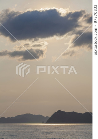 Sunset Sunset Sunset Orange End of the day Sea of Japan Sunset Sunset Sunset Orange End of the day Sea of Japan 97270832