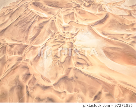 Namibia Desert. Aerial View Sand Dunes near Walvis Bay and Swakopmund. Skeleton Coast. Namibia. Africa. Namibia Desert. Aerial View Sand Dunes near Walvis Bay and Swakopmund. Skeleton Coast. Namibia. Africa. 97271855