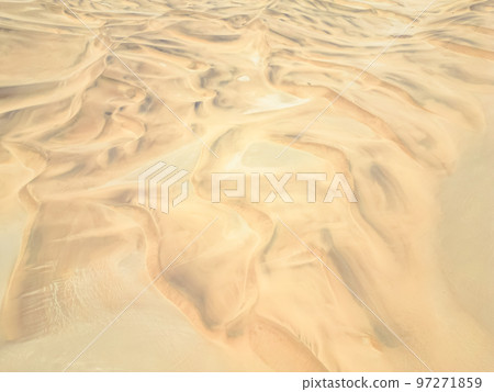Namibia Desert. Aerial View Sand Dunes near Walvis Bay and Swakopmund. Skeleton Coast. Namibia. Africa. Namibia Desert. Aerial View Sand Dunes near Walvis Bay and Swakopmund. Skeleton Coast. Namibia. Africa. 97271859