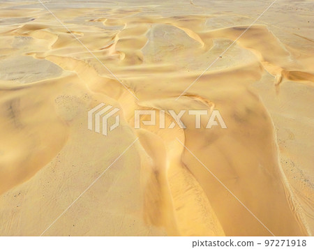 Namibia Desert. Aerial View Sand Dunes near Walvis Bay and Swakopmund. Skeleton Coast. Namibia. Africa. Namibia Desert. Aerial View Sand Dunes near Walvis Bay and Swakopmund. Skeleton Coast. Namibia. Africa. 97271918