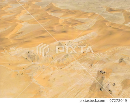 Namibia Desert. Aerial View Sand Dunes near Walvis Bay and Swakopmund. Skeleton Coast. Namibia. Africa. Namibia Desert. Aerial View Sand Dunes near Walvis Bay and Swakopmund. Skeleton Coast. Namibia. Africa. 97272049