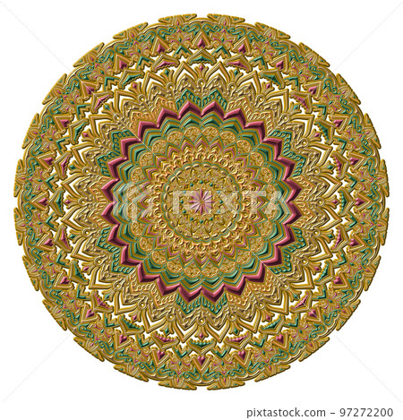 Mandala art (jewelry style, geometric pattern, fashionable) 97272200