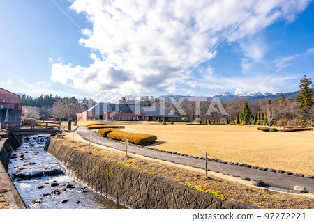 Shiki no Sato Fukushima Rural Manufacture Park Farm Restaurant Beer Garden Water and Green Square Winter 97272221