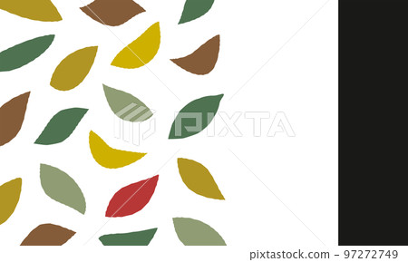五顏六色的落葉插圖 五顏六色的落葉插圖 97272749