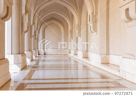 Al Alam Sultan Palace in Muscat, Oman. Arabian Peninsula. Al Alam Sultan Palace in Muscat, Oman. Arabian Peninsula. 97272871