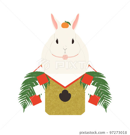 Rabbit kagamimochi (year of the rabbit material) Rabbit kagamimochi (year of the rabbit material) 97273018