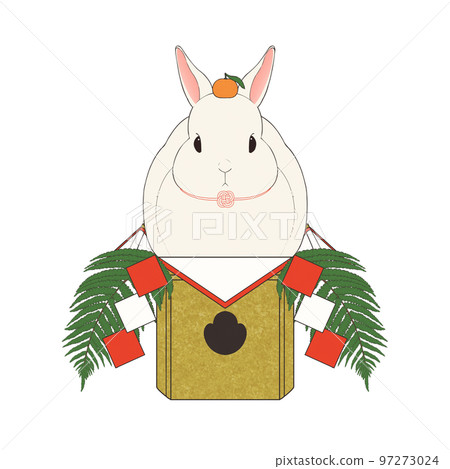 Rabbit kagamimochi (year of the rabbit material) Rabbit kagamimochi (year of the rabbit material) 97273024