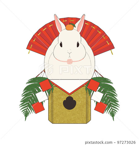 Rabbit kagamimochi (year of the rabbit material) Rabbit kagamimochi (year of the rabbit material) 97273026