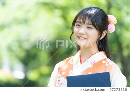 Hakama graduation girl 97273816