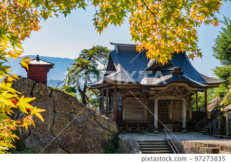 山形縣秋天的山寺 山形縣秋天的山寺 97273835
