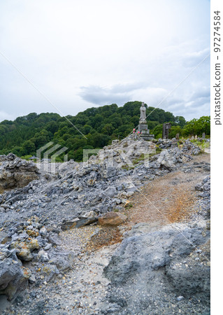 Sacred place Osorezan Osorezan Bodaiji Temple Great Peace Kannon (Mutsu City, Aomori Prefecture) Sacred place Osorezan Osorezan Bodaiji Temple Great Peace Kannon (Mutsu City, Aomori Prefecture) 97274584