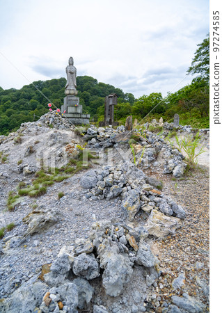 Sacred place Osorezan Osorezan Bodaiji Temple Great Peace Kannon (Mutsu City, Aomori Prefecture) Sacred place Osorezan Osorezan Bodaiji Temple Great Peace Kannon (Mutsu City, Aomori Prefecture) 97274585