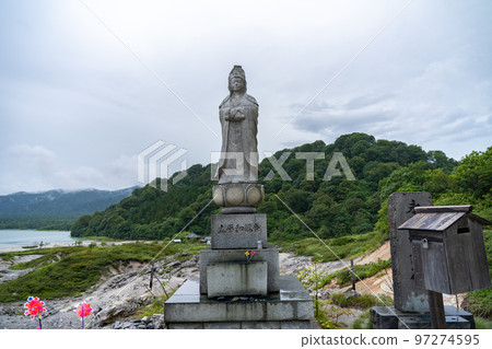 Sacred place Osorezan Osorezan Bodaiji Temple Great Peace Kannon (Mutsu City, Aomori Prefecture) Sacred place Osorezan Osorezan Bodaiji Temple Great Peace Kannon (Mutsu City, Aomori Prefecture) 97274595