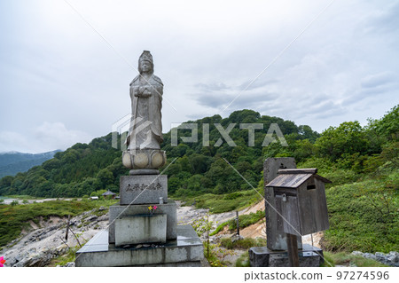 Sacred place Osorezan Osorezan Bodaiji Temple Great Peace Kannon (Mutsu City, Aomori Prefecture) Sacred place Osorezan Osorezan Bodaiji Temple Great Peace Kannon (Mutsu City, Aomori Prefecture) 97274596