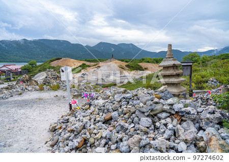 聖地恐山恐山菩提寺風車(青森縣陸奧市) 聖地恐山恐山菩提寺風車(青森縣陸奧市) 97274602