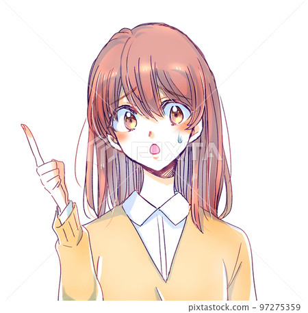 有麻煩的女學生 嘴裡同步流汗 指指點點 有麻煩的女學生 嘴裡同步流汗 指指點點 97275359