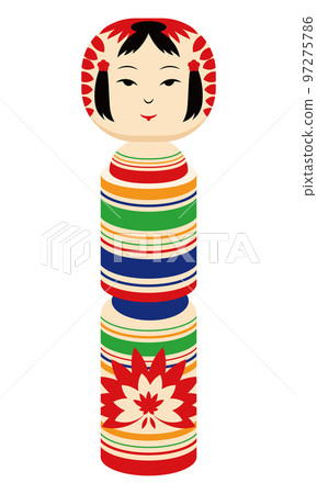 Kokeshi illustration Kokeshi illustration 97275786