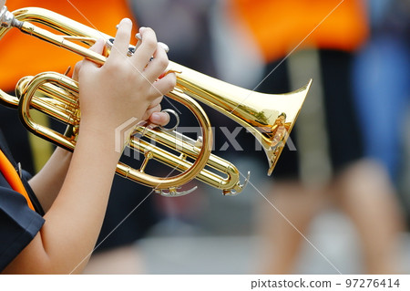 Marching band parade instruments 97276414