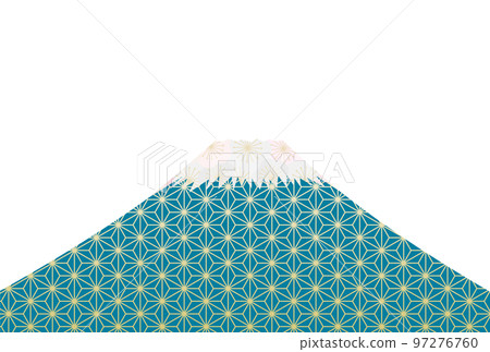 Mount Fuji hemp leaf pattern 97276760