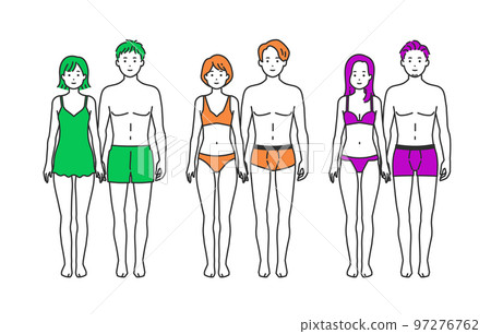 內衣人物插圖集 97276762