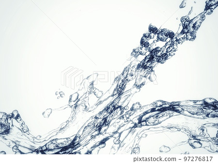飛濺和波浪的插圖 飛濺和波浪的插圖 97276817
