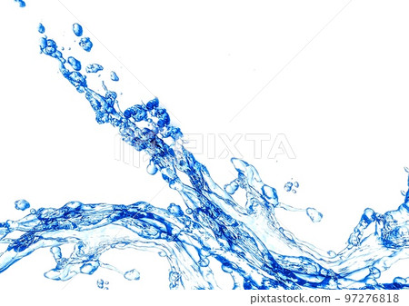 Illustration of splashes and waves Illustration of splashes and waves 97276818