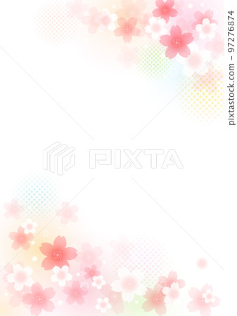 Watercolor soft cherry frame design Watercolor soft cherry frame design 97276874