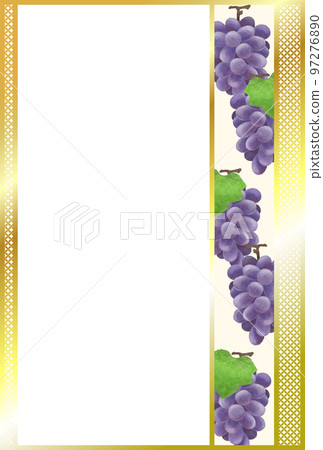 Japanese-style decorative material with grape motif Japanese-style decorative material with grape motif 97276890