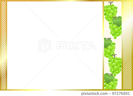 Japanese-style decorative material with grape motif Japanese-style decorative material with grape motif 97276891