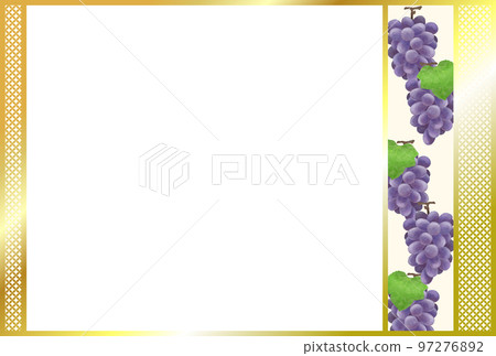 Japanese-style decorative material with grape motif Japanese-style decorative material with grape motif 97276892
