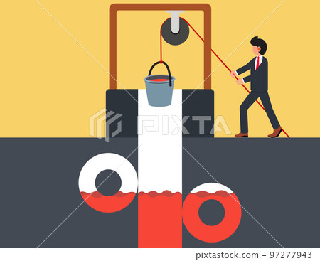 Business investment and saving money concept. 97277943