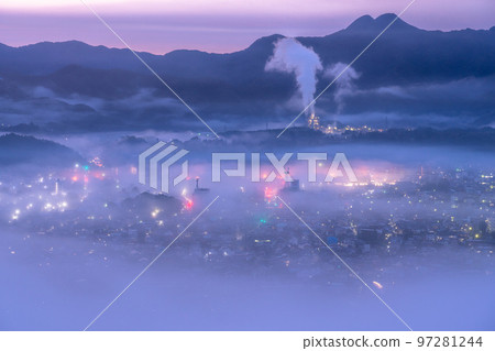 《Saitama Prefecture》 Chichibu・Fantastic sea of clouds night view 《Saitama Prefecture》 Chichibu・Fantastic sea of clouds night view 97281244