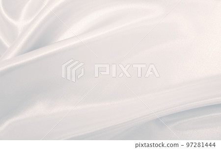 Smooth elegant grey silk or satin luxury cloth as wedding background. Luxurious background design 97281444