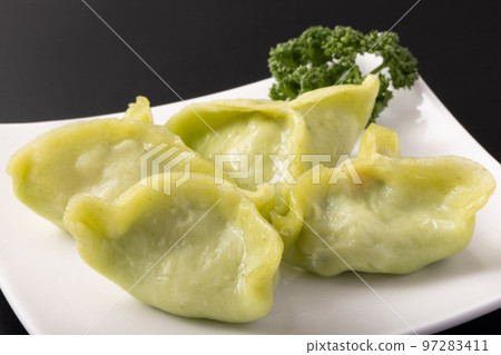 Green Ha Khao (Shrimp Steamed Dumplings) 97283411