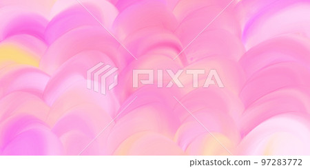 Round abstract paint background illustration like peach 97283772