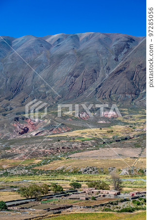 The mountain village of La Poma in the Argentine Andes The mountain village of La Poma in the Argentine Andes 97285056