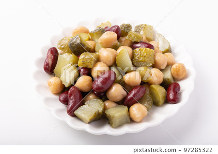 Colorful Marinated Pickles and Beans Colorful Marinated Pickles and Beans 97285322