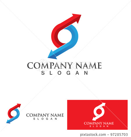 Business corporate letter S logo design vector. Business corporate letter S logo design vector. 97285703