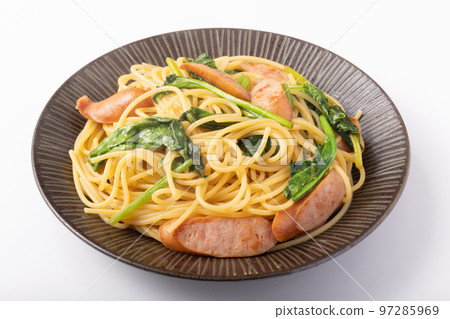 菠菜和維也納意大利面（黃油醬油） 97285969