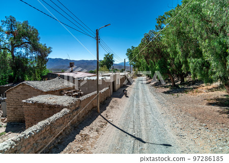 the village of La Poma in Argentina In the Andes of South America the village of La Poma in Argentina In the Andes of South America 97286185