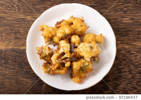 orange cauliflower fritters 97286437