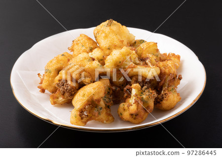 orange cauliflower fritters 97286445
